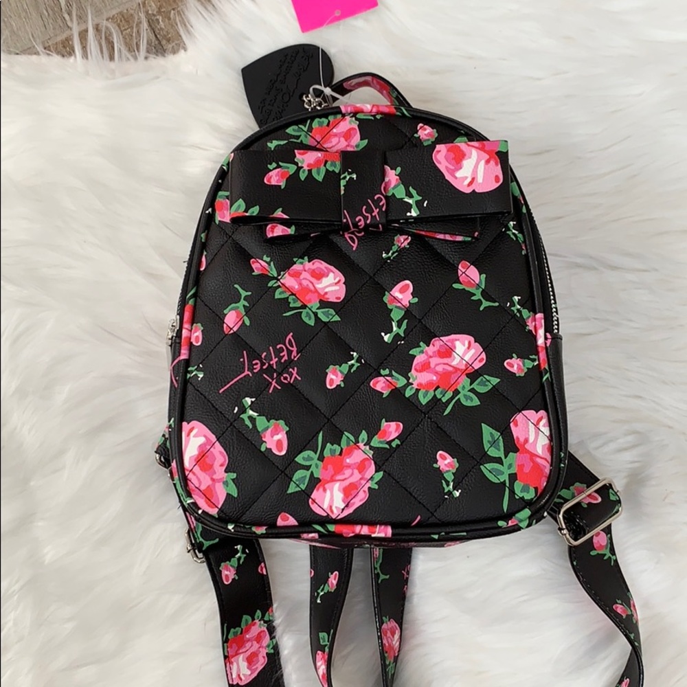 Betsey Johnson small logo backpack